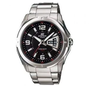 Reloj Analógico Casio Edifice Classic EF-129D-1AVEF/ 49mm/ Plata y Negro