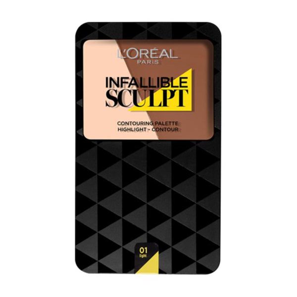 LOREAL INFAILLIBLE SCULPT CONTOURING PALETTE PALETA 02 MEDIANO CLARO 1UN