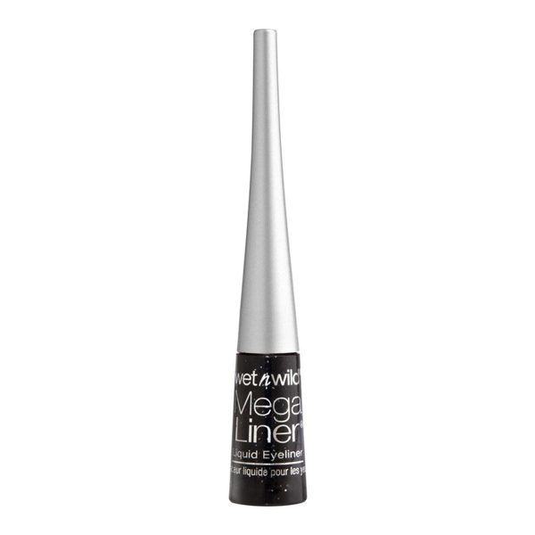 DELINEADOR DE OJOS LIQUIDO WETN WILD BLACK SPARKLE 1UN