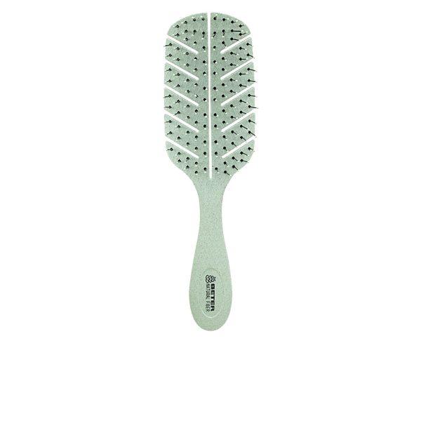 Cepillo DESENREDANTE fibras naturales #verde 1u