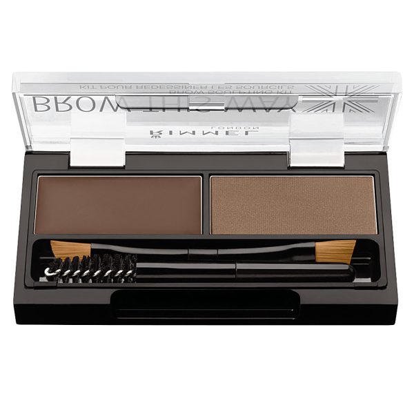 BROW THIS WAY kit para esculpir cejas #002 -marrón suave