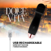 DOLCE VITA - TRES VIBRADOR RECARGABLE NEGRO 7 VELOCIDADES - Imagen 4