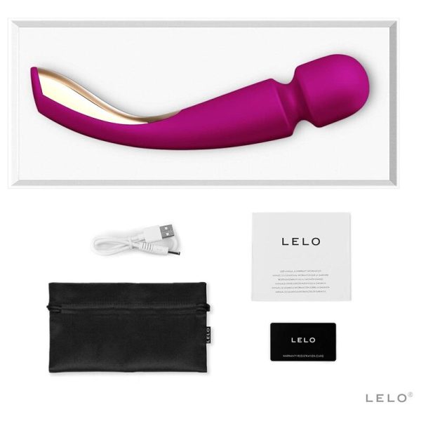 LELO SMART WAND 2 MASAJEADOR MEDIANO ROSA PROFUNDO - Imagen 5