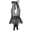 QUEEN LINGERIE PELUCHE DE ENCAJE SIN ESPALDA EN V PROFUNDA - Imagen 8