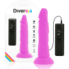 DIVERSIA - VIBRADOR FLEXIBLE VIBRADOR 23 CM - MORADO - Imagen 2