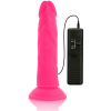 DIVERSIA - DILDO FLEXIBLE CON VIBRACIÓN 23 CM - ROSA - Imagen 4