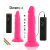 DIVERSIA - DILDO FLEXIBLE CON VIBRACIÓN 23 CM - ROSA - Imagen 2