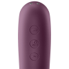 ESTIMULANTE DEL CLIT SATISFYER DUAL KISS - VINO TINTO - Imagen 3