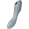VIBRADOR DE PULSO DE AIRE SATISFYER CURVY TRINITY 3 GRIS