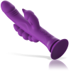 INTENSO - CASANOVA VIBRADOR CONEJO SILICONA TRIPLE MOTOR MORADO - Imagen 5