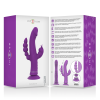 INTENSO - CASANOVA VIBRADOR CONEJO SILICONA TRIPLE MOTOR MORADO - Imagen 7