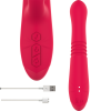 INTENSE - VIBRADOR MULTIFUNCIÓN RECARGABLE DUAL ARRIBA Y ABAJO CON LENGUA ROJA - Imagen 5