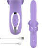 INTENSE - BILLIE VIBRADOR MULTIFUNCIÓN RECARGABLE SUCCIÓN Y PULSACIÓN MORADO - Imagen 5