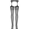 OBSESSIVE S500 MEDIAS CON LIGUERO NEGRO S/M/L - Imagen 3