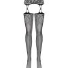 OBSESSIVE S206 MEDIAS CON LIGUERO NEGRO S/M/L - Imagen 4