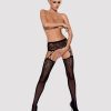 OBSESSIVE S206 MEDIAS CON LIGUERO NEGRO S/M/L - Imagen 5