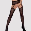 OBSESSIVE S206 MEDIAS CON LIGUERO NEGRO S/M/L - Imagen 6