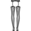 OBSESSIVE S206 MEDIAS CON LIGUERO NEGRO S/M/L - Imagen 8