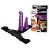 ARNÉS ANAL Y VAGINAL FEMENINO LILA PUNTO G 17CM - Imagen 4