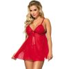 SUBBLIME BABYDOLL - CON LAZO Y LAZOS FLORALES