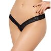 QUEEN LINGERIE TANGA ENCAJE V