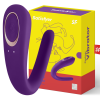 JUGUETE DE LA PAREJA VIBRADOR QUE ESTIMULA A AMBAS PAREJAS