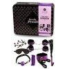 SECRETPLAY - SET BDSM 8PZS PURPLE / NEGRO.