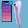 SATISFYER DUAL PLEASURE AIRE PULSO MALVA - Imagen 4
