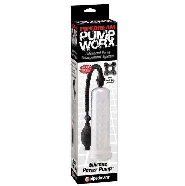 PUMP WORX SILICONE POWER PUMP CLEAR