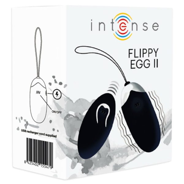 INTENSO FLIPPY II VIBRANTE OVO COM CONTROLE REMOTO PRETO - Image 2