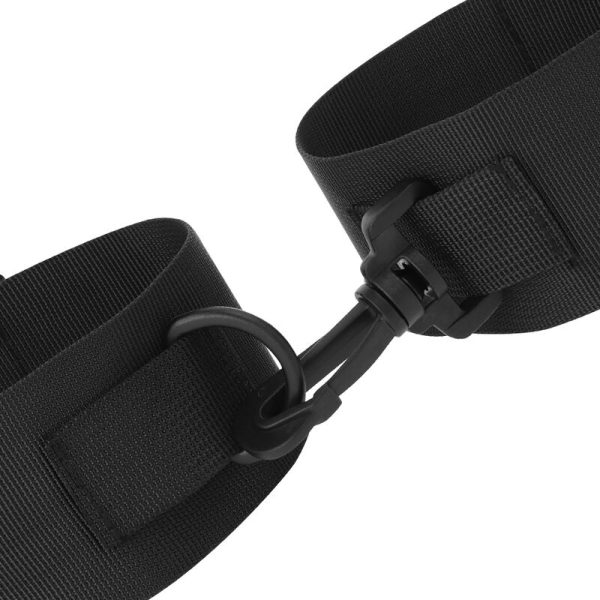 DARKNESS BEGINNERS NYLON  ANKLE  CUFFS  BLACK - Image 3