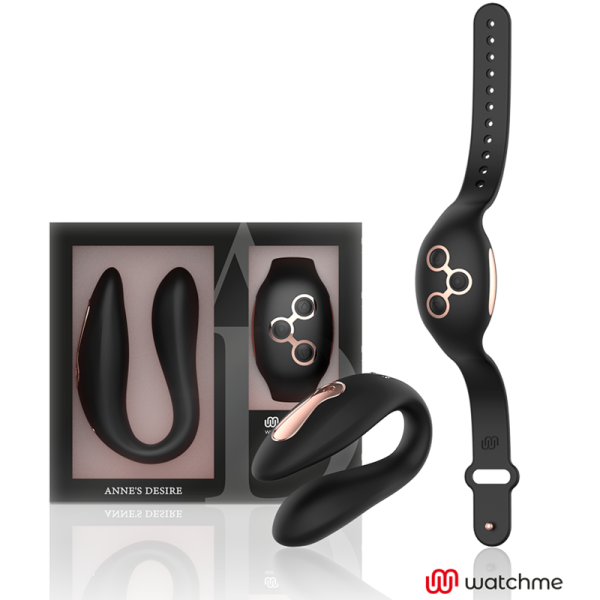 ANNEŽS DESIRE - DUAL PLEASURE TECNOLOG A WATCHME PRETO/OURO
