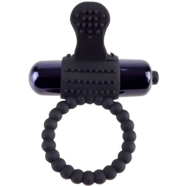 ANEL VIBRANTE DE SILICONE PRETO FANTASY C-RING - Image 2