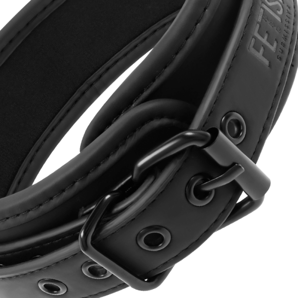 FETISH SUBMISSIVE COLLAR CON CADENA CON FORRO DE NOPRENO - Image 3
