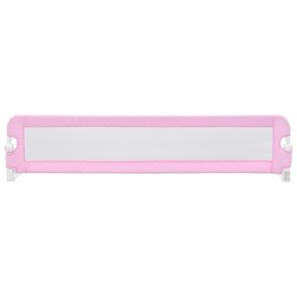 Barra de segurança p/ cama infantil 180x42cm poliéster rosa - Image 3