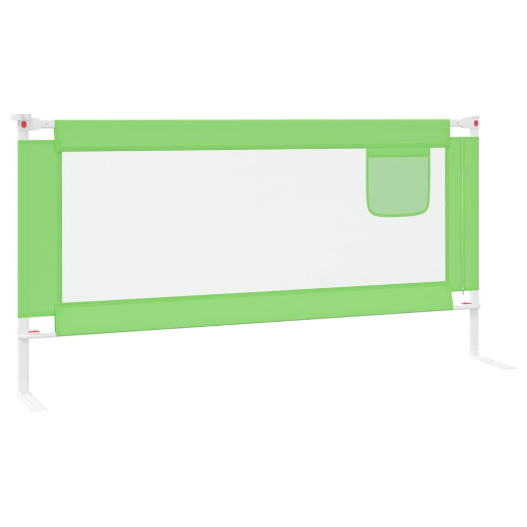 Barra de segurança p/ cama infantil tecido 180x25 cm verde - Image 4