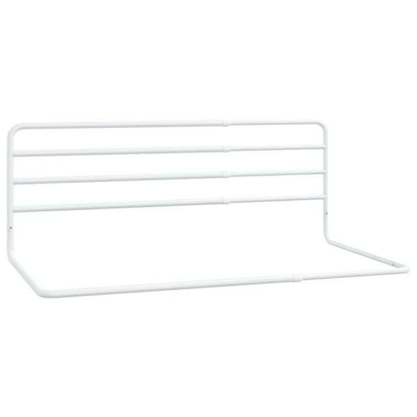 Barra de segurança p/ cama infantil (76-137)x55 cm ferro branco - Image 2