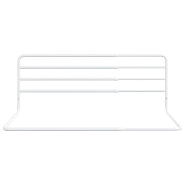 Barra de segurança p/ cama infantil (76-137)x55 cm ferro branco - Image 3