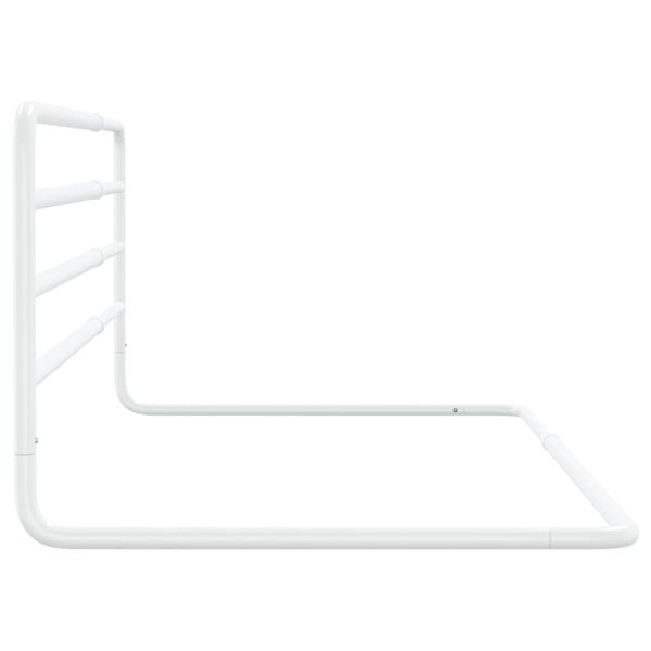 Barra de segurança p/ cama infantil (76-137)x55 cm ferro branco - Image 4