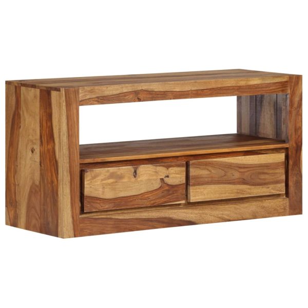Móvel de TV madeira sheesham maciça 80x30x40 cm