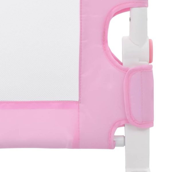 Barra de segurança p/ cama infantil 180x42cm poliéster rosa - Image 5