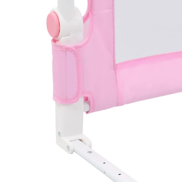Barra de segurança p/ cama infantil 180x42cm poliéster rosa - Image 6