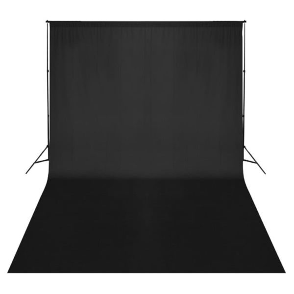 Fundo fotográfico em algodão preto 500x300 cm - Image 2