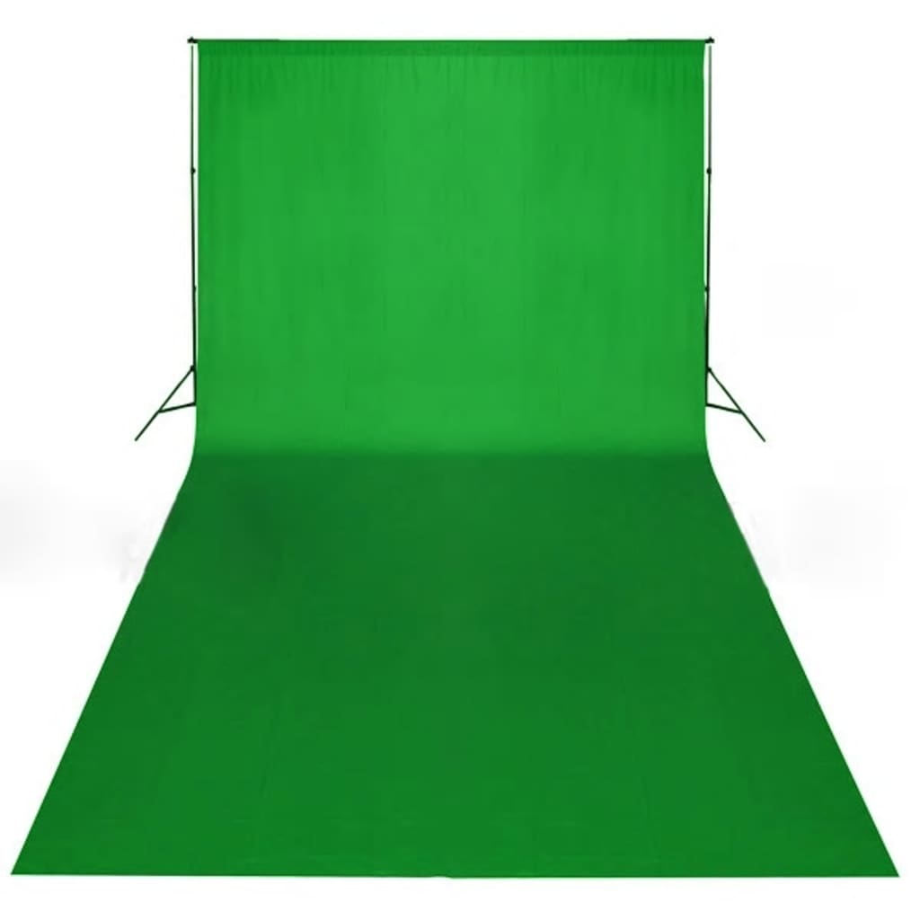 Fundo fotográfico em algodão verde 600x300 cm chroma key - Image 4