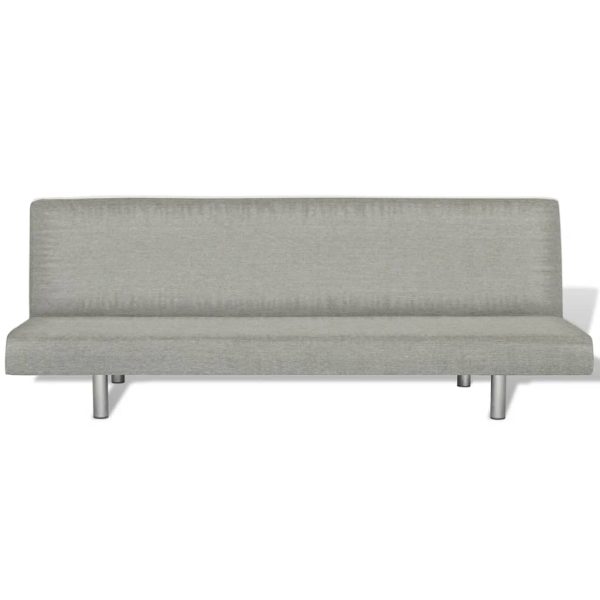 Sofá-cama poliéster cinzento - Image 4