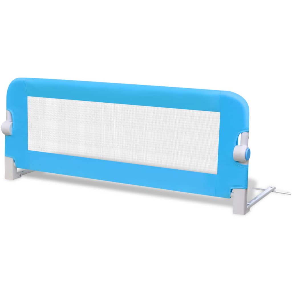 Toddler Barra de segurança para cama 102 x 42 cm azul - Image 2