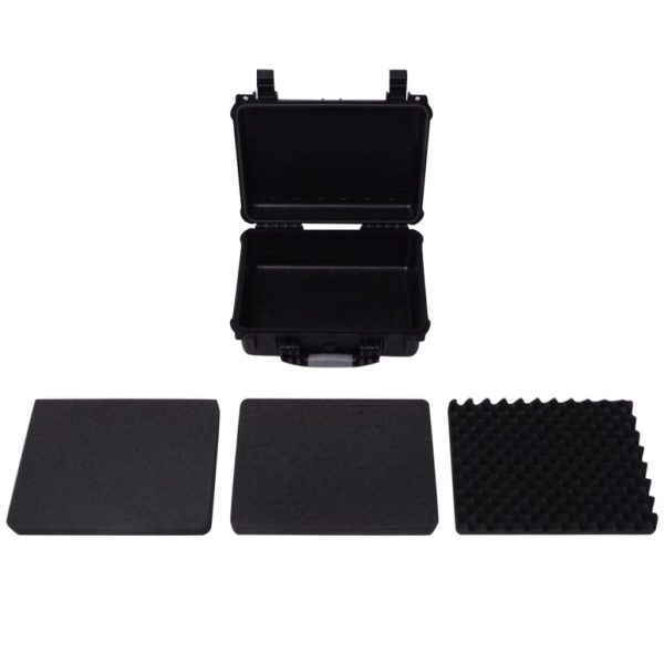 Caixa de equipamento protetora 40,6x33x17,4 cm preto - Image 5