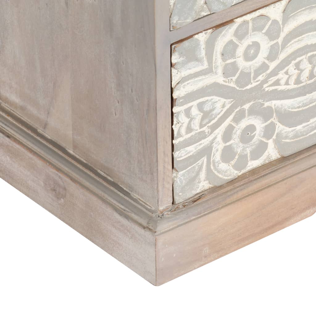 Móvel de TV 120x30x40 cm madeira de acácia maciça - Image 8