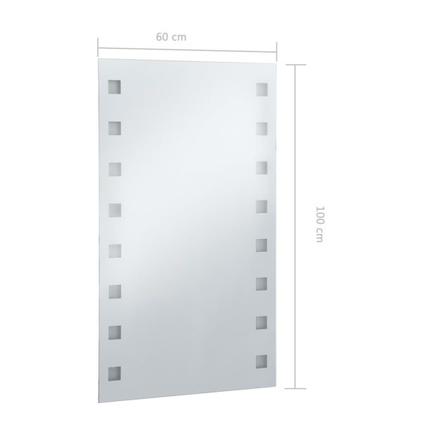 Espelho de parede LED para casa de banho 60x100 cm - Image 8