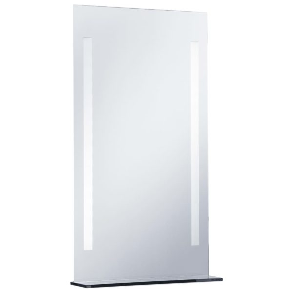 Espelho de parede LED c/ prateleira para casa de banho 60x100cm - Image 4